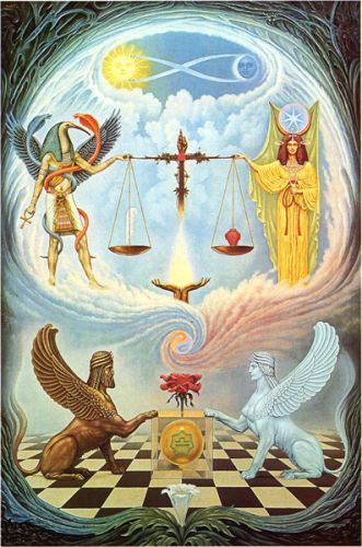 La belleza del Equilibrio entre la dualidad, reflejo de la armonía divina.