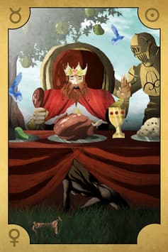 Sol en Tauro, el Rey disfrutando del Paraíso