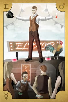 Marte en Géminis, el vendedor de Pociones milagrosas