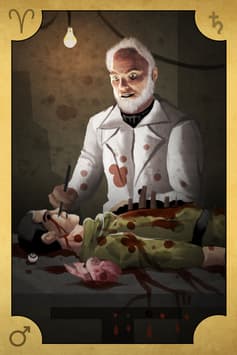 Saturno en Aries, ¿Médico forense, o Médico torturador?