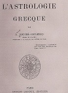 LA ASTROLOGÍA GRIEGA (1899)