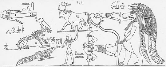 Techo de la tumba de Ramsés VI